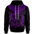 Polynesian Hawaii Hoodie Maui Polynesian Waves (Purple) Unisex Purple - Polynesian Pride