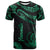 Vanuatu Polynesian T Shirt Polynesian Tattoo Green Version Unisex Art - Polynesian Pride