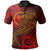 Chuuk Polo Shirt Red Shark Polynesian Tattoo Unisex Red - Polynesian Pride