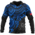 Samoa Polynesian Hoodie Blue Turtle Unisex BLUE - Polynesian Pride