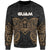 Guam Polynesian Sweater - Spirit Style Gold Unisex Gold - Polynesian Pride