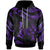 Kosrae Hoodie Polynesian Tattoo Purple Version Unisex Purple - Polynesian Pride