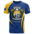 Nauru Polynesian T Shirt Nauru Flag Coat Of Arms Polynesian Tattoo Blue Unisex Blue - Polynesian Pride