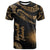 Marshall Islands Polynesian T Shirt Poly Tattoo Gold Version Unisex Art - Polynesian Pride