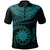 Nauru Polynesian Polo Shirt Nauru Waves (Turquoise) Unisex Turquoise - Polynesian Pride