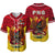 Papua New Guinea Rugby Kumul Pride Baseball Jersey - LT2 YELLOW - Polynesian Pride