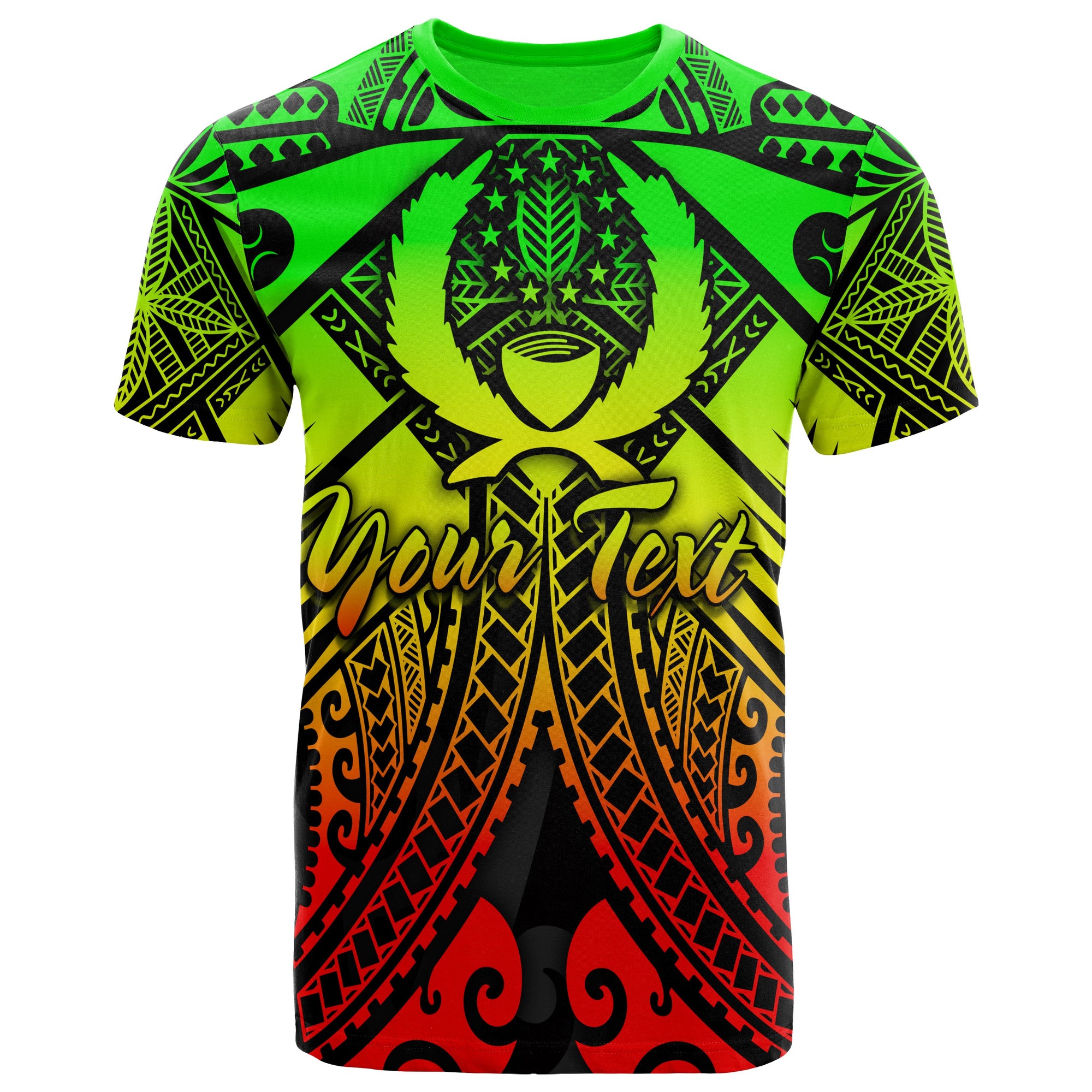 Pohnpei Custom T Shirt Reggae Seal with Polynesian Tattoo Unisex Reggae - Polynesian Pride