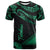 Tokelau Polynesian T Shirt Polynesian Tattoo Green Version Unisex Art - Polynesian Pride