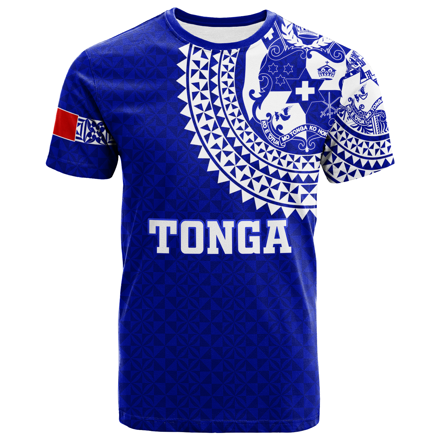 Tonga T Shirt Tongan Blue Turtle LT12 Unisex Blue - Polynesian Pride