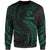 Tonga Polynesian Sweater - Green Tribal Wave Unisex Green - Polynesian Pride