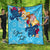 Kosrae Custom Personalised Premium Quilt - Tropical Style Blue - Polynesian Pride