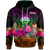 Federated States of Micronesia Hoodie Summer Hibiscus Unisex Reggae - Polynesian Pride