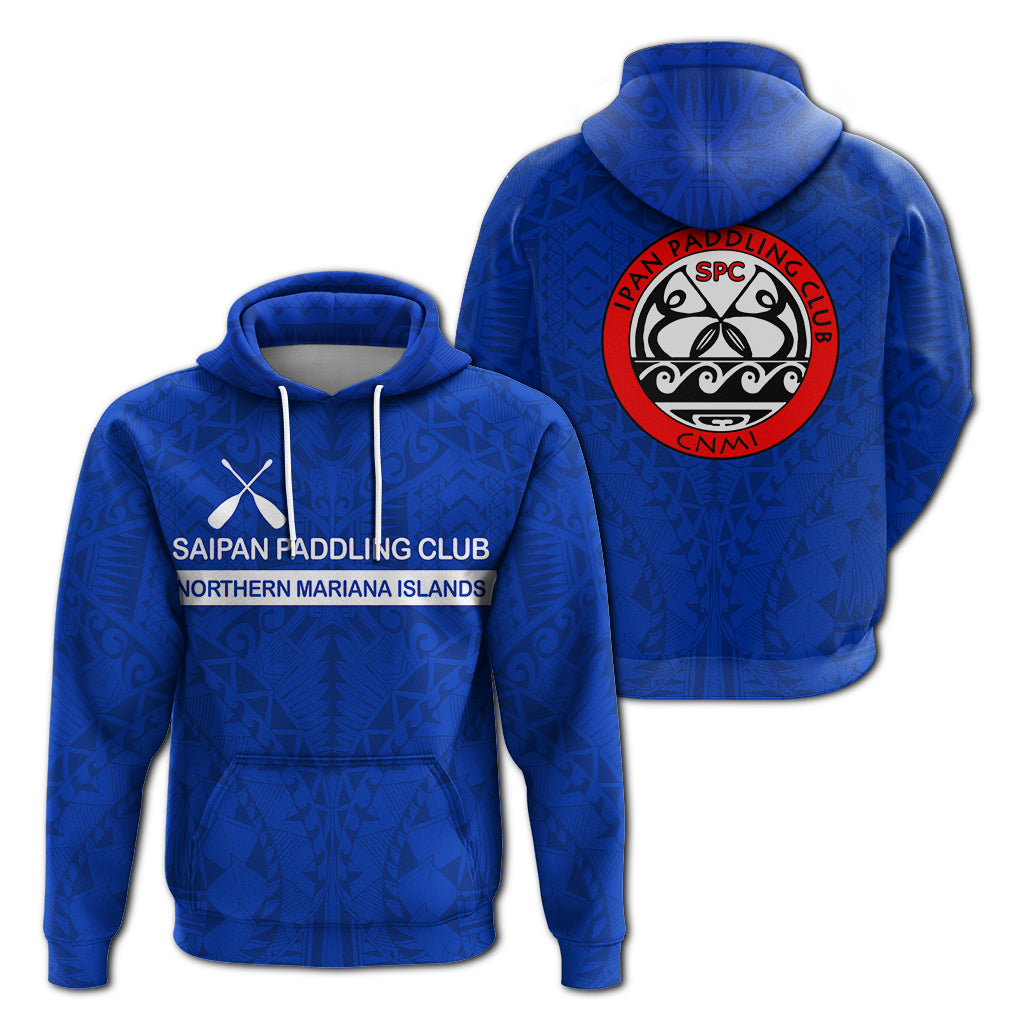 Saipan Paddling Club Spc Hoodie LT12 Unisex Blue - Polynesian Pride