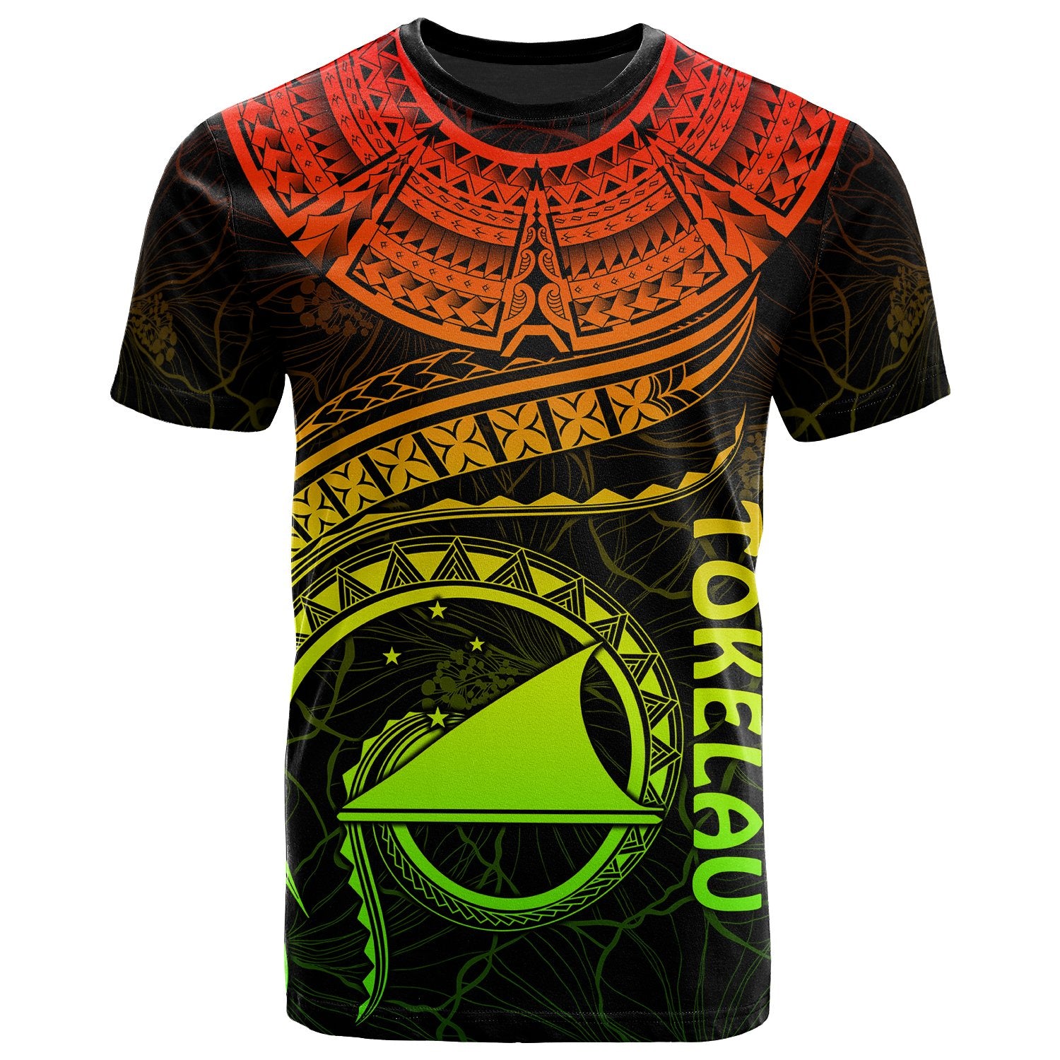 Tokelau Polynesian T Shirt Tokelau Waves (Reggae) Unisex Art - Polynesian Pride