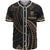 Tuvalu Polynesian Baseball Shirt - Gold Tribal Wave Unisex Gold - Polynesian Pride