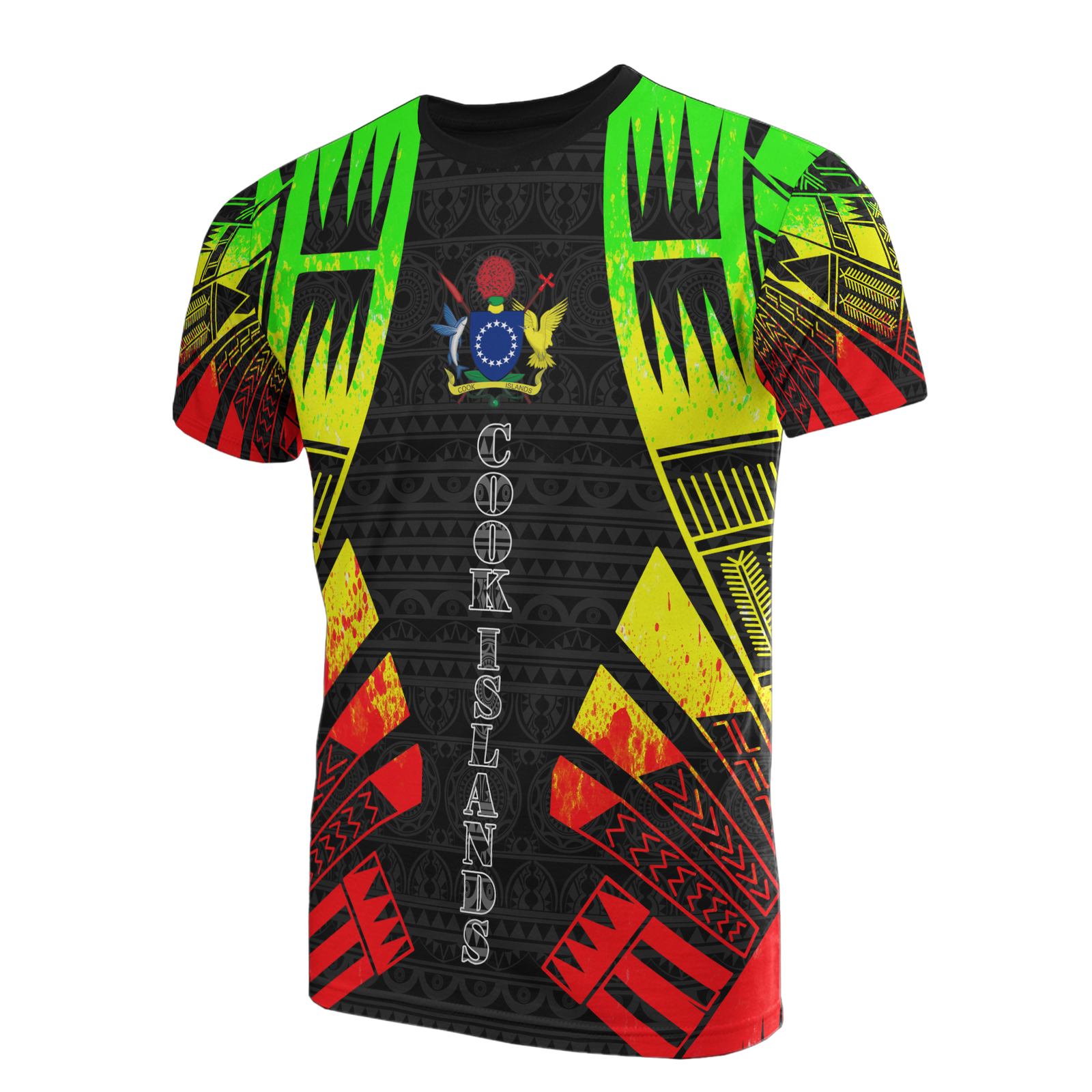 Cook Islands T Shirt Polynesian Tattoo Reggae Style Unisex Reggae - Polynesian Pride