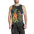 Cook Islands Polynesian Men's Tank Top - Legend of Cook Islands (Blue) - Polynesian Pride