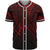Tonga Baseball Shirt - Red Color Cross Style Unisex Black - Polynesian Pride