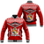 Tonga Baseball Jacket - Tongan Pride - LT12 Unisex Red - Polynesian Pride