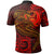 Pohnpei Polo Shirt Red Shark Polynesian Tattoo - Polynesian Pride