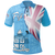 Fiji Polynesian Polo Shirt Fiji Flag Unisex Blue - Polynesian Pride