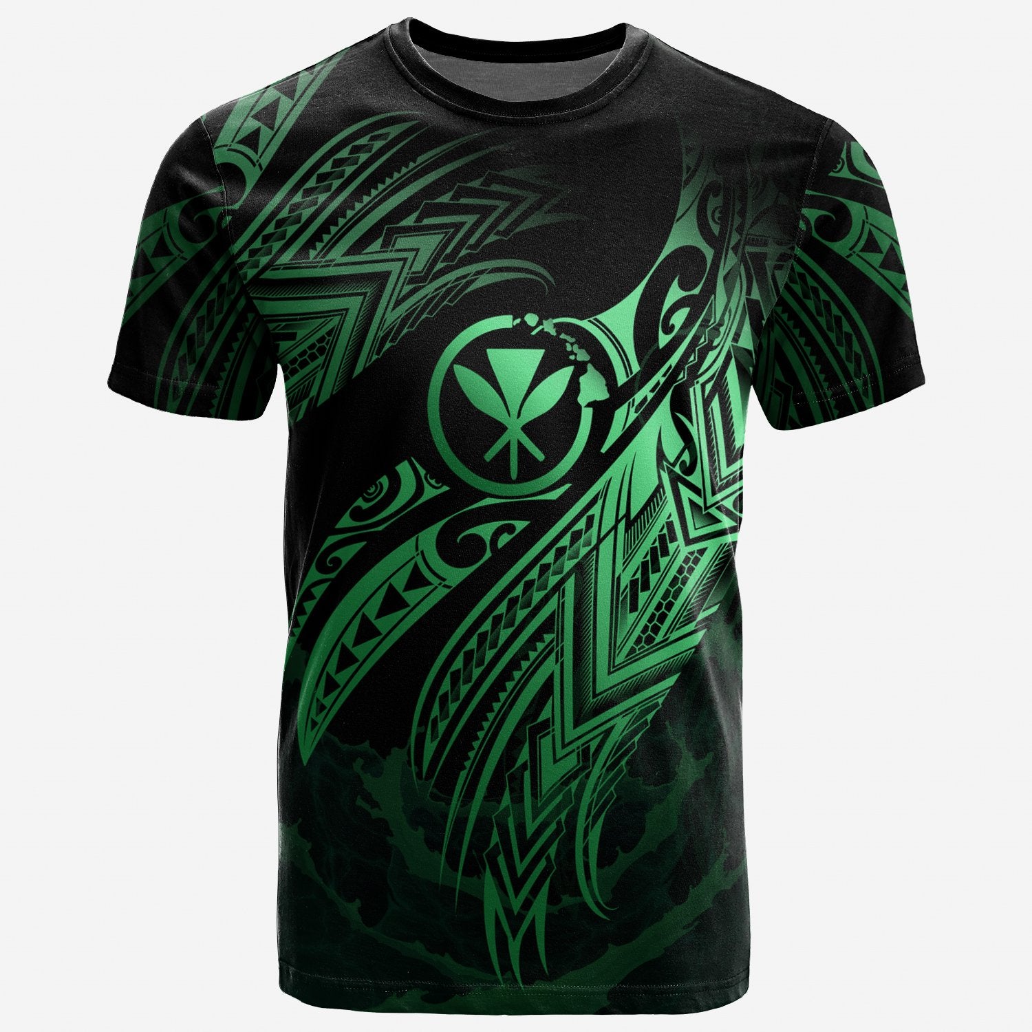 Hawaii Polynesian T Shirt Hawaii Legend Green Version Unisex Green - Polynesian Pride