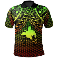Polynesian Papua New Guinea Custom Polo Shirt Reggae Vintage Polynesian Patterns Unisex Reggae - Polynesian Pride