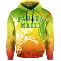 Kanaka Maoli Polynesian Hoodie Turtle Style - Polynesian Pride