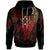 Kosrae Micronesia Hoodie Legend Red Version Unisex Black - Polynesian Pride