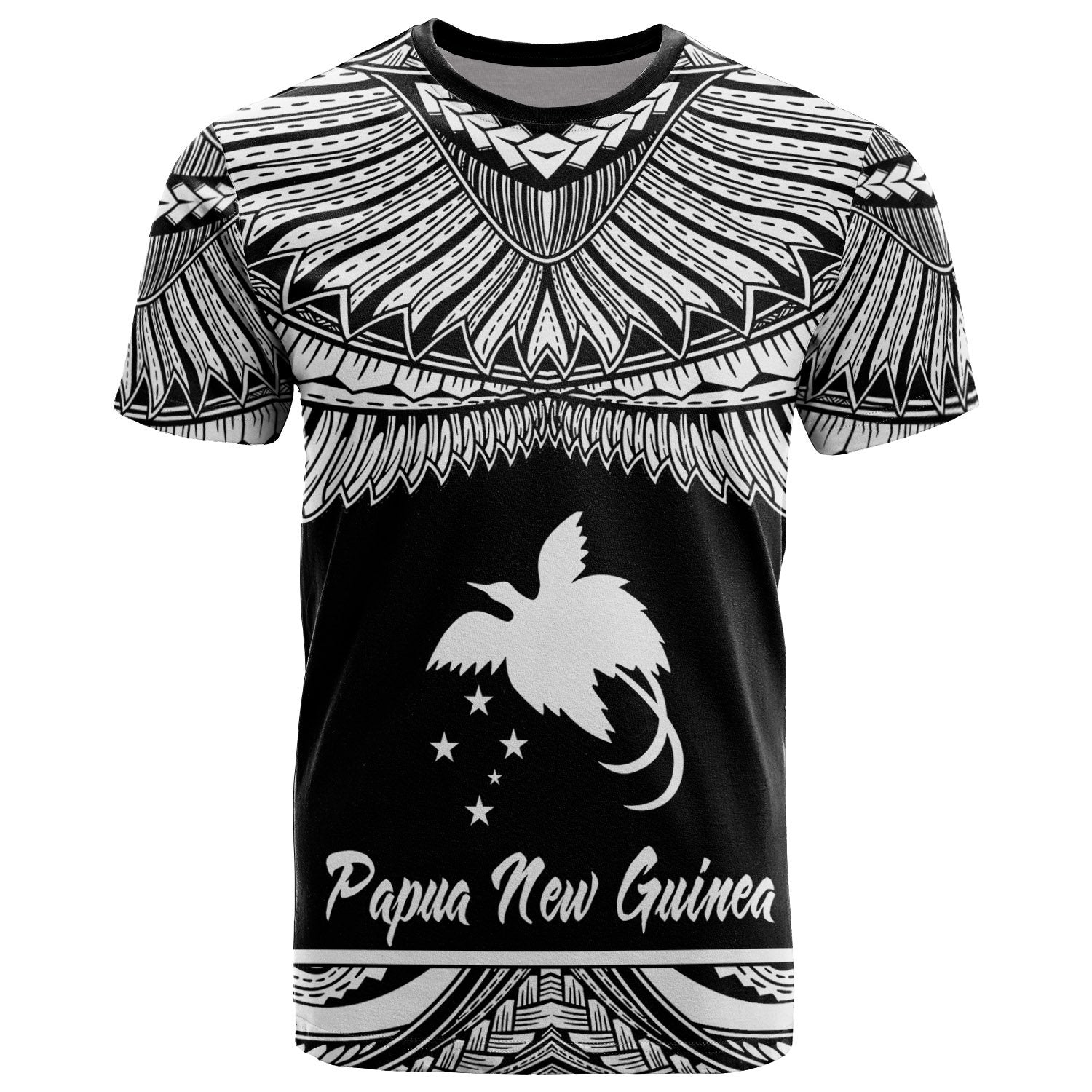 Papua New Guinea Polynesian T Shirt Papua New Guinea Pride White Version Unisex White - Polynesian Pride