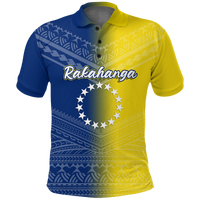 Custom Rakahanga Islands Pride Polo Shirt LT12 Unisex Blue - Polynesian Pride