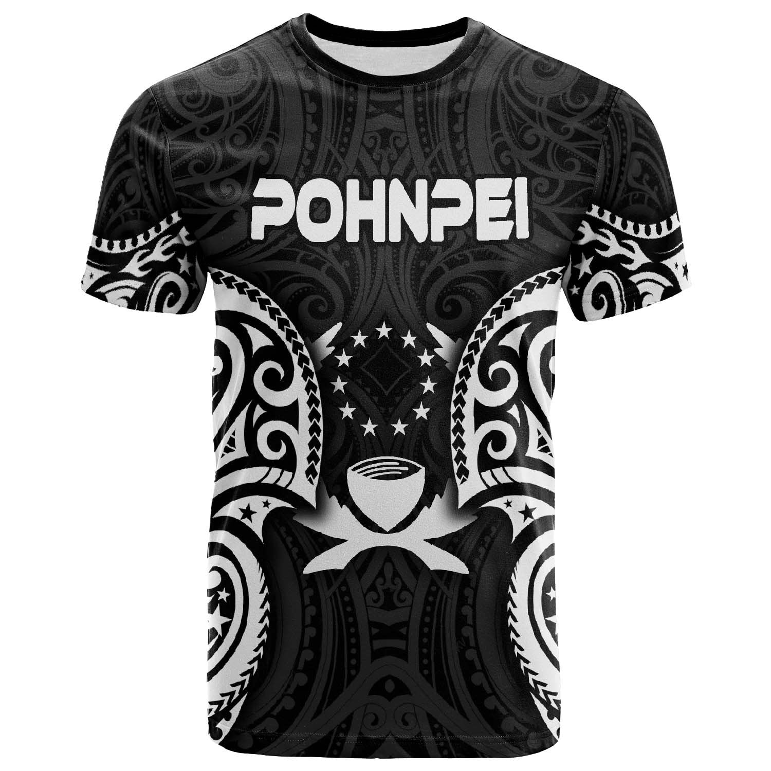 Pohnpei Micronesia T Shirt Pohnpei Spirit White Unisex White - Polynesian Pride