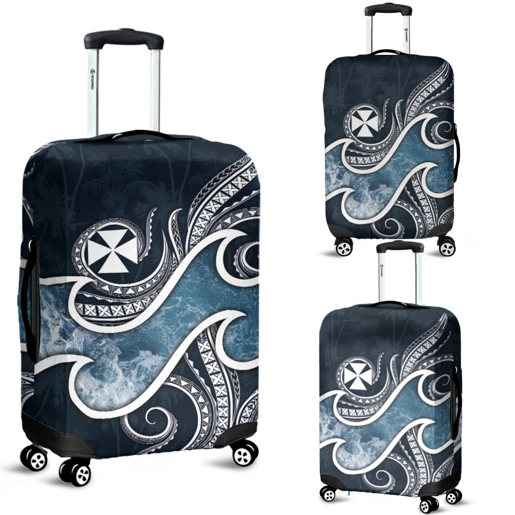 Wallis and Futuna Polynesian Luggage Covers - Ocean Style - Polynesian Pride