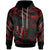 Cook Islands Hoodie Polynesian Tattoo Red Version Unisex Red - Polynesian Pride