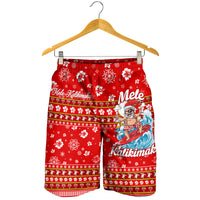 Hawaii Christmas Santas Surf Mele Kalikimaka Men Short - LT2 - Polynesian Pride
