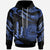 American Samoa Hoodie Polynesian Tattoo Blue Version Unisex Blue - Polynesian Pride