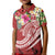 Guam Polynesian Polo Summer Plumeria (Black) - Polynesian Pride