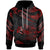 Fiji Hoodie Polynesian Tattoo Red Version Unisex Red - Polynesian Pride