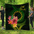 Cook Islands Polynesian Quilt - Floral With Seal Flag Color - Polynesian Pride
