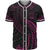 Fiji Polynesian Baseball Shirt - Pink Tribal Wave Unisex Pink - Polynesian Pride