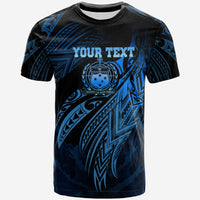 Samoa Polynesian Custom T Shirt Legend Blue Version Unisex Blue - Polynesian Pride