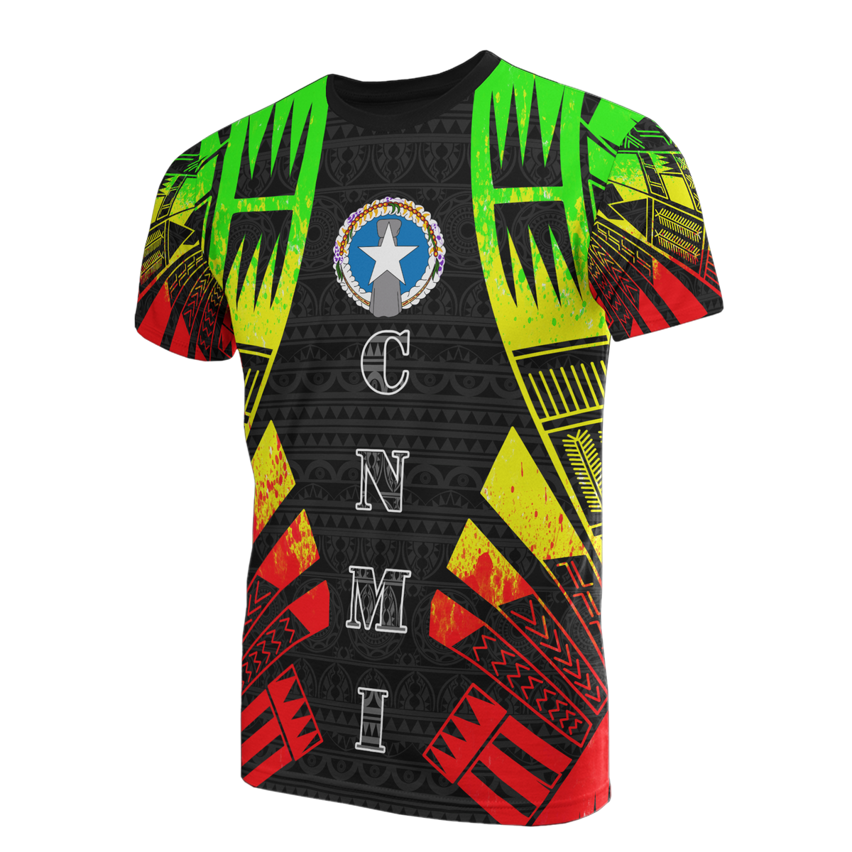 Northern Mariana Islands T Shirt C N M I Flag Polynesian Tattoo Reggae Style Unisex Reggae - Polynesian Pride