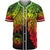 Hawaii Polynesian Baseball Shirt - Tribal Wave Tattoo Reggae Unisex Reggae - Polynesian Pride