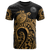 American Samoa Polynesian T Shirt American Samoa Seal Polynesian Golden Turtle Tattoo Unisex Golden - Polynesian Pride