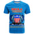 Custom American Samoa T Shirt Iseula o le Moana of Fagatogo Pride LT12 Unisex Blue - Polynesian Pride