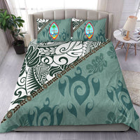 Guam Bedding Set - Leaves And Turtles Green - Polynesian Pride