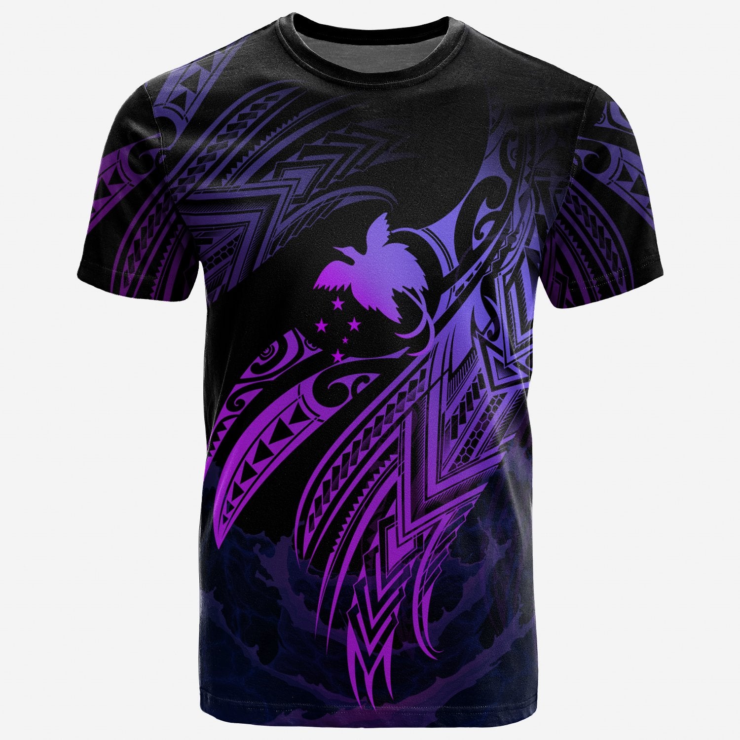 Papua New Guinea Polynesian T Shirt Papua New Guinea Legend Purple Version Unisex Purple - Polynesian Pride