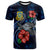 Tuvalu Polynesian T Shirt Blue Turtle Hibiscus Unisex Blue - Polynesian Pride