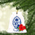 Guam Hibiscus White Christmas Ornament - LT12 - Polynesian Pride