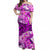 Custom Hawaii Matching Hawaiian Shirt and Dress Pink Polynesian Turtle and Hibiscus LT13 - Polynesian Pride